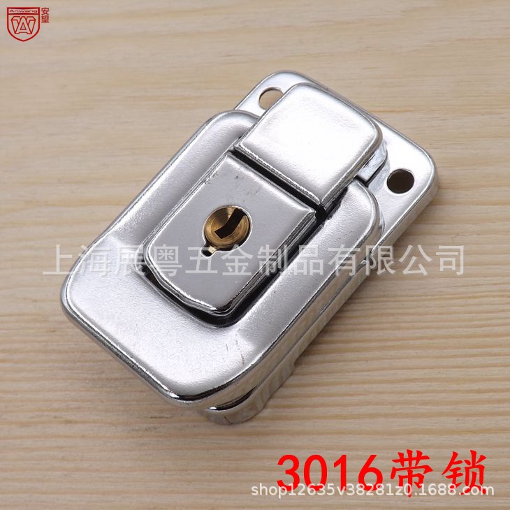 Anwang3016 hardware caja de herramientas de bloqueo caja de madera fija caja de bloqueo accesorios de bloqueo