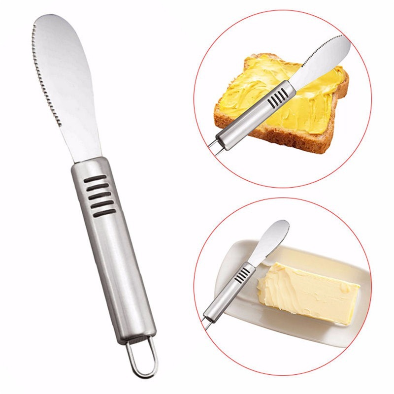 Stainless steel Butter knife Butter knife Butter Cake Jam scraper Serrated knife appliance customized