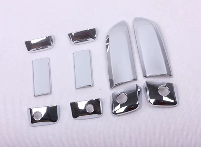 Suitable for 05 Hiace/Hiace Door Bowl Handle Headlight Taillight Cover Front and Rear Fog Light Fuel Tank Rearview Mirror Decorative Sticker (Other Automotive Exterior Supplies) - handle-10-pieces-of-electroplating