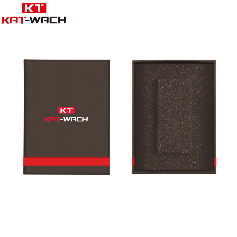 KAT-WACH表盒時尚運動電子手表紙盒 禮品盒防水石英表原裝包裝盒