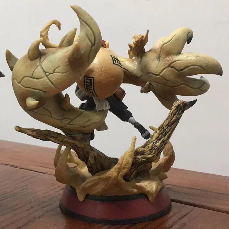 智贝详情图_4火影忍者风影砂暴一尾守鹤半兽化我爱罗手办模型车