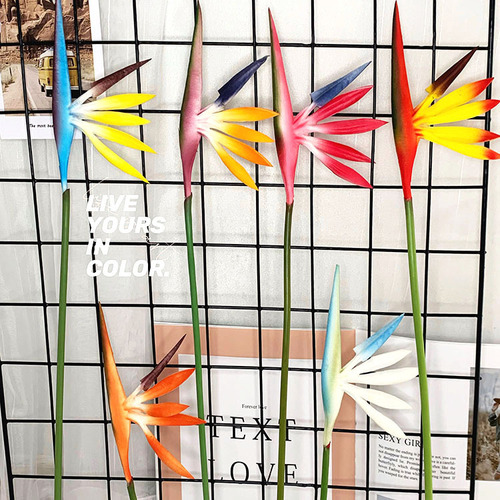 Simulated Flower Bird of Paradise Bird of Paradise Simulation Silk Flower Artificial Flower
