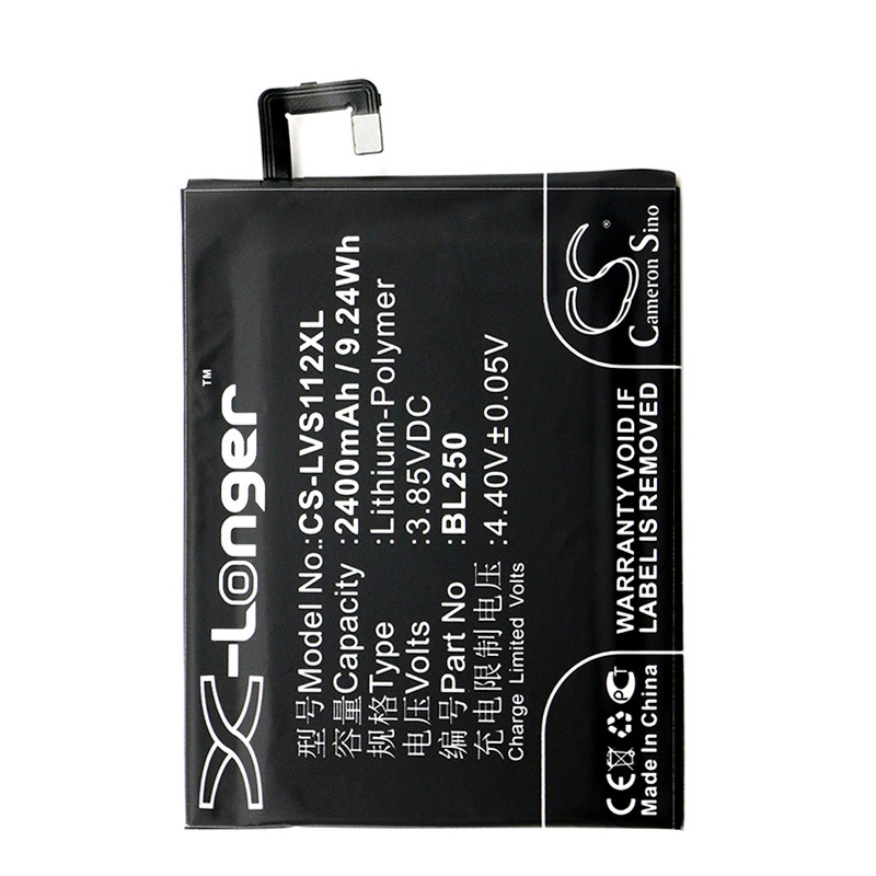 厂家直供CS适用联想Lenovo Vibe S1 S1a40 S1c50 BL250手机电池