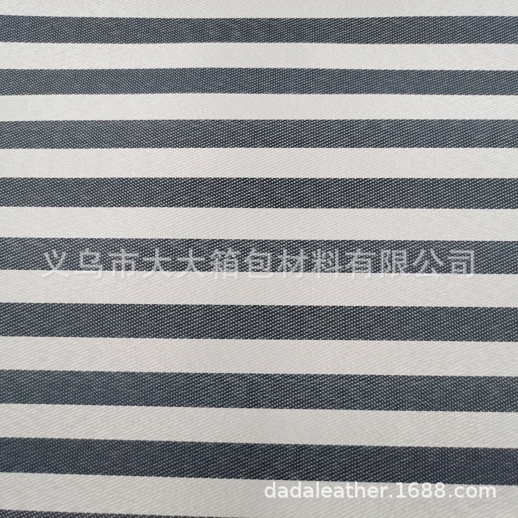 Factory direct sales of color-woven striped fabric, polyester fabric with foamed bottom, apron and bag fabric detail image 6
