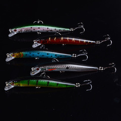 Classic Lure Bait 5 Color Minnow Bait Floating Plastic Hard Bait Fishing Gear 10cm/8.5g Bionic Bait Lure