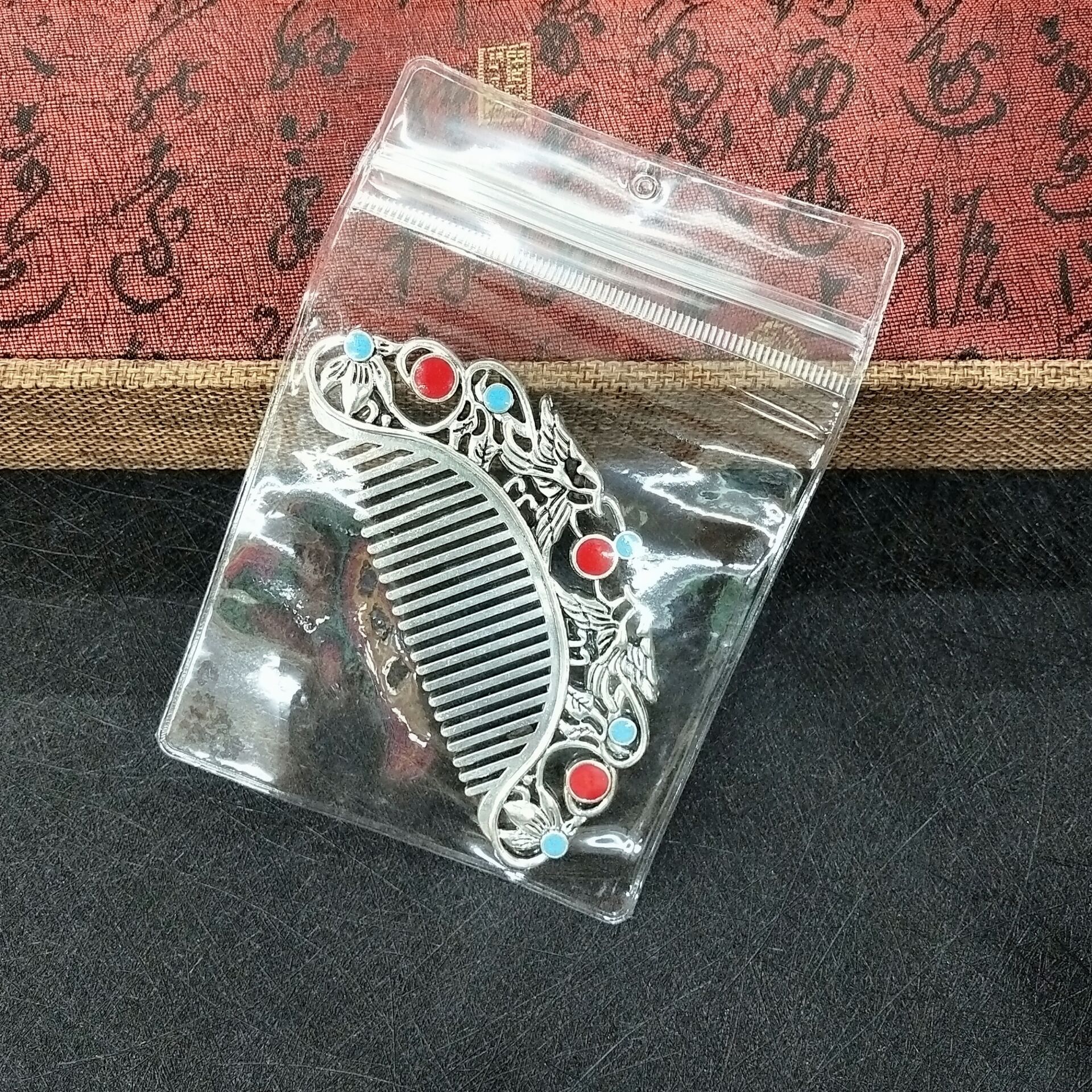 Manufactor Direct selling Silver fashion Silver combs Silver alloy Retro Stall Scenic spot live broadcast Selling gift