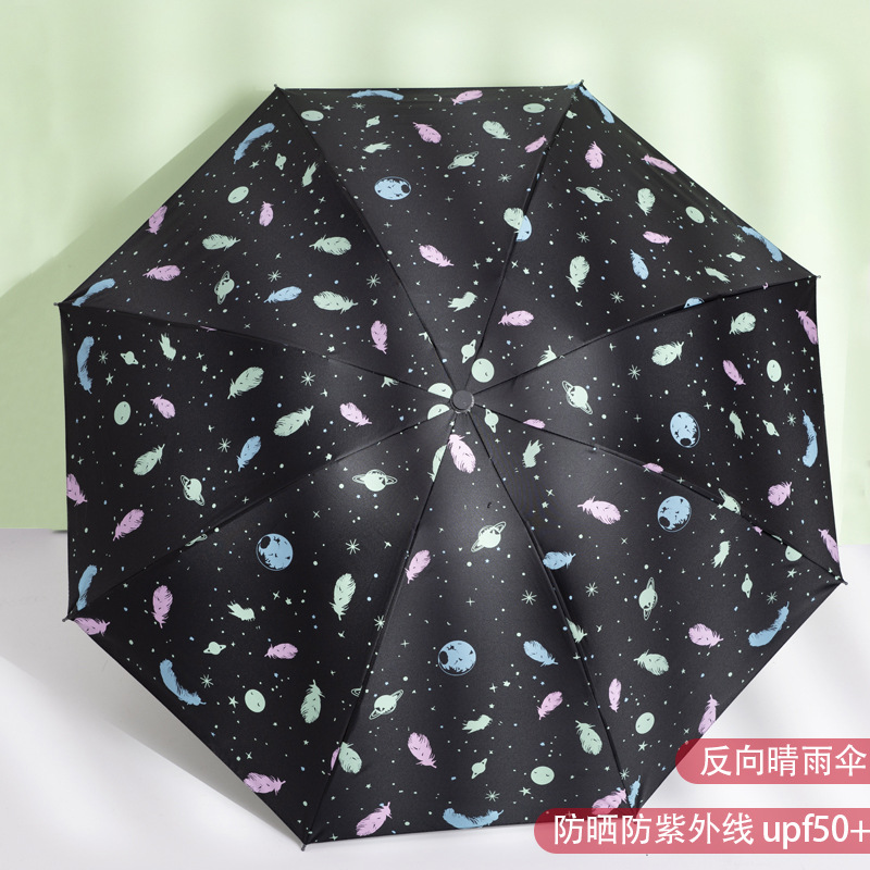 星空羽毛一道胶