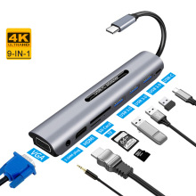 Type-C 3.1DHDMI+VGA+USB3.0+SD/TF+Audio+91DQUչ]