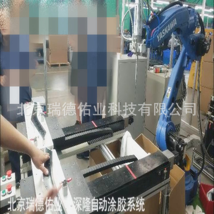 精密灌胶机 深隆STD148 点胶工艺方法 在线式真空点胶机器人