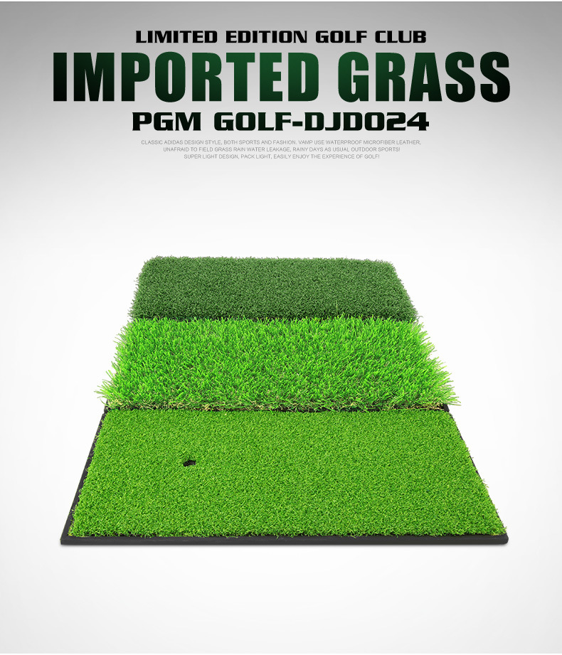 Đệm tập golf PGM ba trong một 65x42cm gấp gọn chịu lực — Miếng đệm gấp ba cỏ DJD024 chi tiết 3