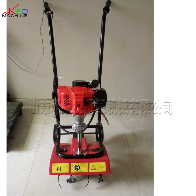 小型汽油农用微耕机 田地土壤种植松土机 手扶式翻土犁地旋耕机