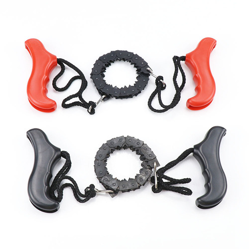 Cross-border hot-selling outdoor portable hand pocket chain saw, garden logging tools, camping survival EDC wire saw