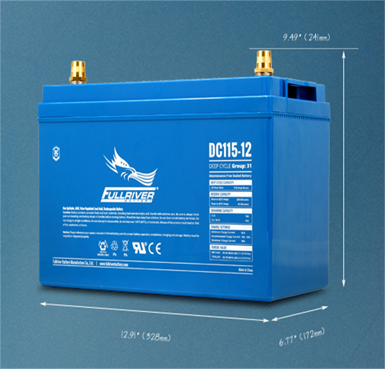 FULLRIVER丰江免维护电瓶DC115-12 (12V) 115AH