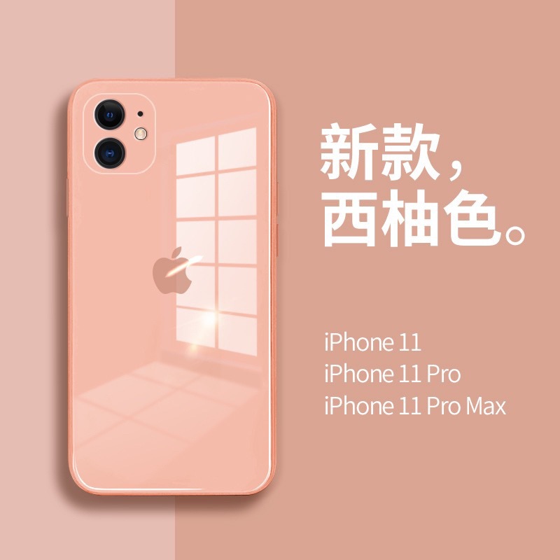 Applicable Apple 11 Mobile phone shell horse iPhone7plus Liquid state Glass Mobile phone shell xsmax All Inclusive protective sleeve