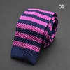 Knitted tie for leisure, Korean style