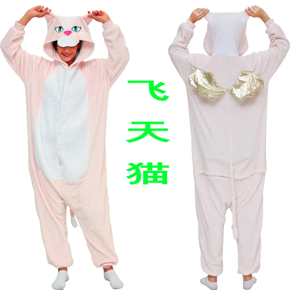 Flannel cartoon pijama for men and women