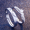 Ring for beloved suitable for men and women, accessory, jewelry, simple and elegant design, silver 925 sample, wholesale