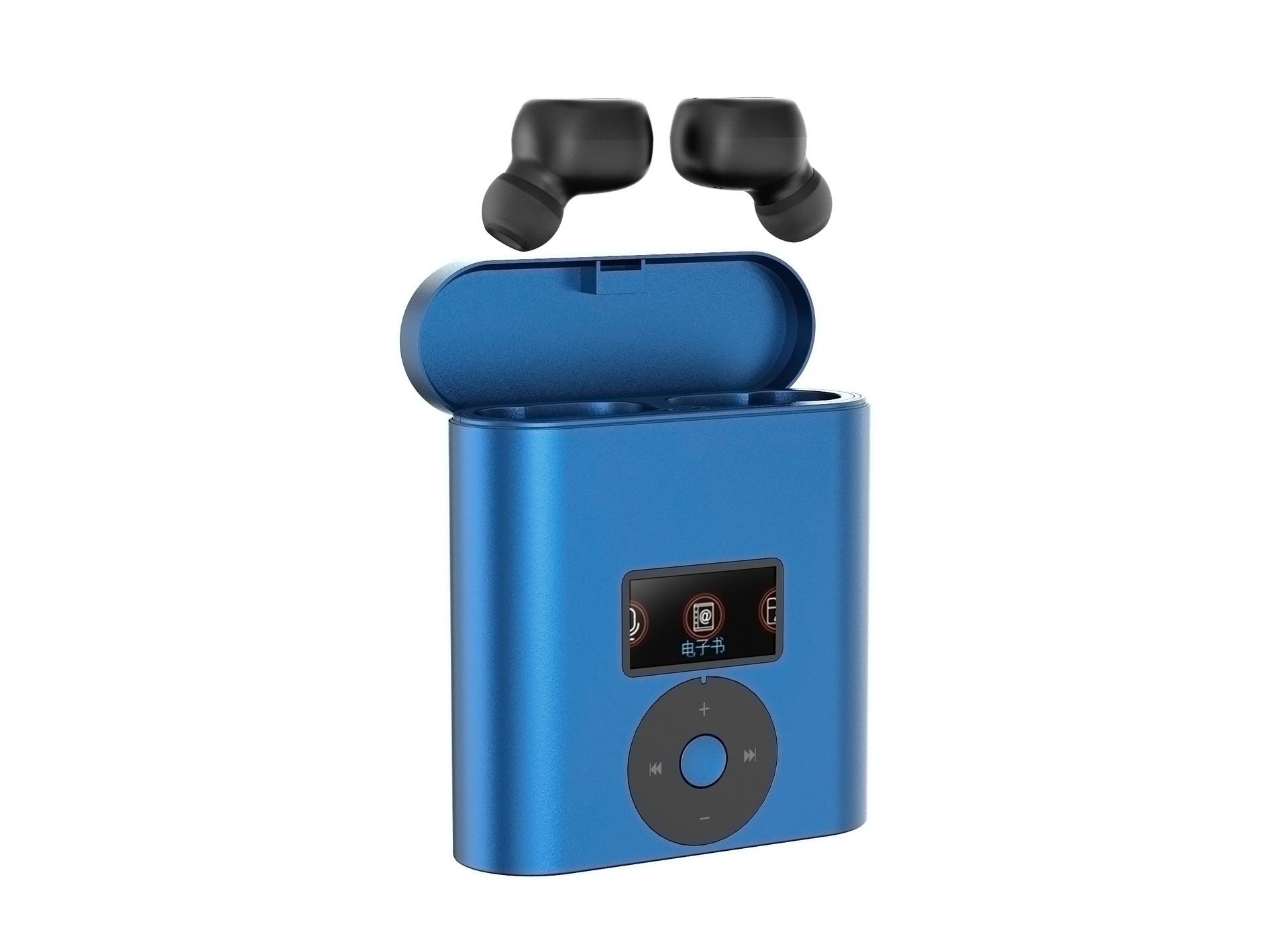 2020電商爆品招商TWS藍牙耳機+MP3+高清錄音+800毫安應急充電寶電