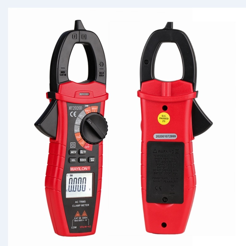 外贸爆款MY2020D交直流钳表万用表LOZ功能钳形表跨境批发代发包邮