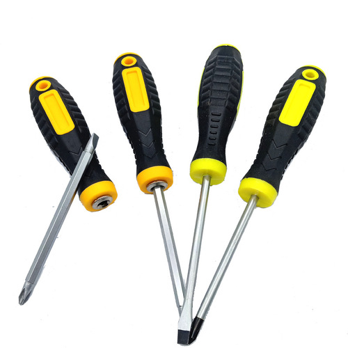 Tire pattern single-use dual-use multi-function screwdriver 4-inch to 12-inch screwdriver flat-head cross-blade multi-purpose screwdriver