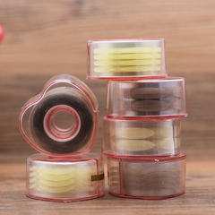 Double Eyelid Tape Invisible Single-Sided Beautiful Eye Tape Pink Heart Box Non-Reflective Double Eyelid Glue Lace Mesh Roll Box
