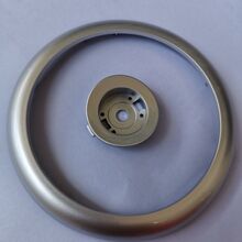 银色免喷涂塑料砂面光面色粉配色母粒塑胶制品