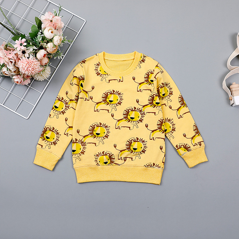 Autumn Cartoon Casual Children's Sweater display picture 11