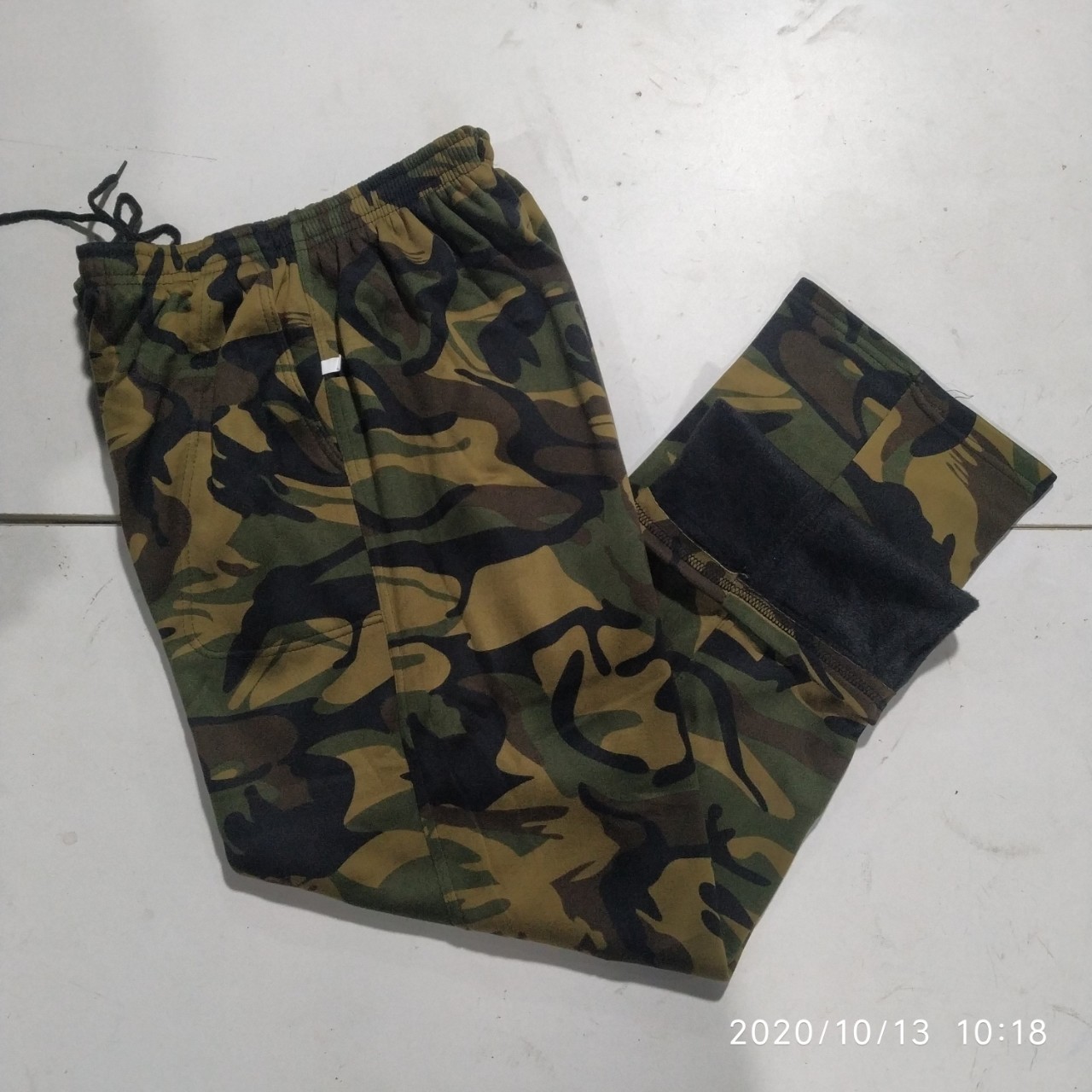 男士加絨運動褲長褲工作褲秋冬加厚加絨長褲彈力大磨毛複合絨