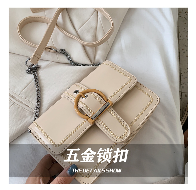 Neue Koreanische Modekette Trend Wild Shoulder Messenger Kleine Quadratische Tasche display picture 28
