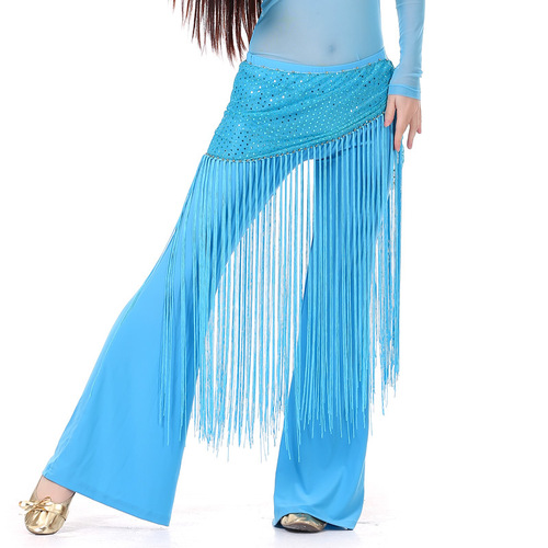 Highlights: tassel waist chain, new practice uniform set, hip scarf, tassel Indian dance costume, performance costume three-piece set