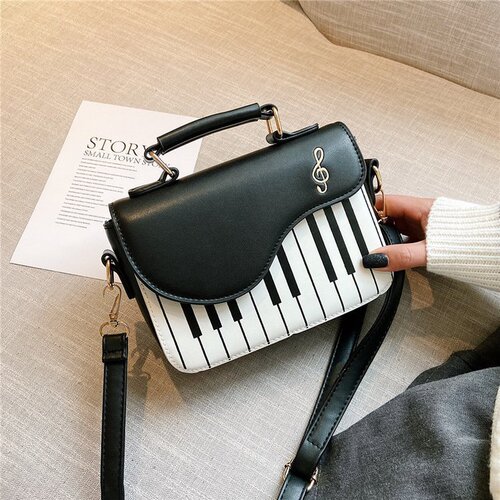 bags women 2020 piano women's bag fashionable Korean style single shoulder crossbody piano key small square bag foreign trade women's bag