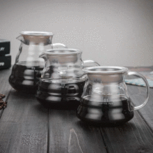 玻璃咖啡壺雲朵壺手工制作水沖咖啡壺速溶玻璃茶壺外貿貨源咖啡壺