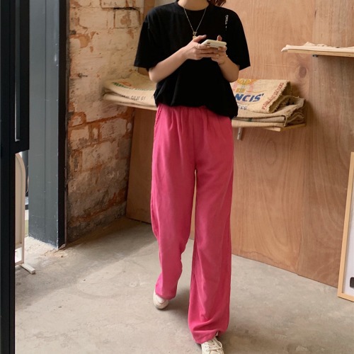 Pantalon léger femme en Velours côtelé - Ref 3430063 Image 6