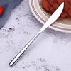 Stainless steel steak knife titanium Korean -style beef steak knife main dining knife hotel supplies knife fork spoon thickened main food knife