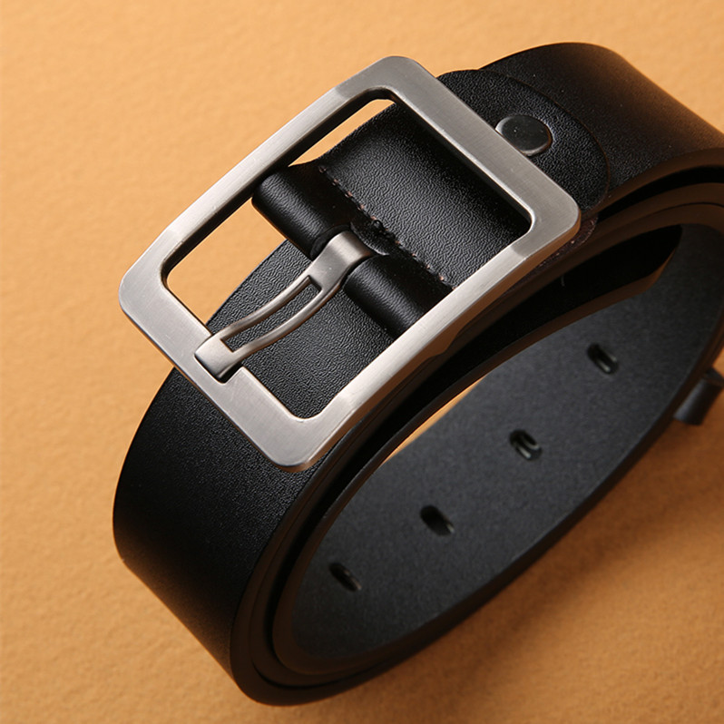 牛皮皮带男士真皮针扣腰带男韩版潮裤带复古休闲青年货源一件代发|ms
