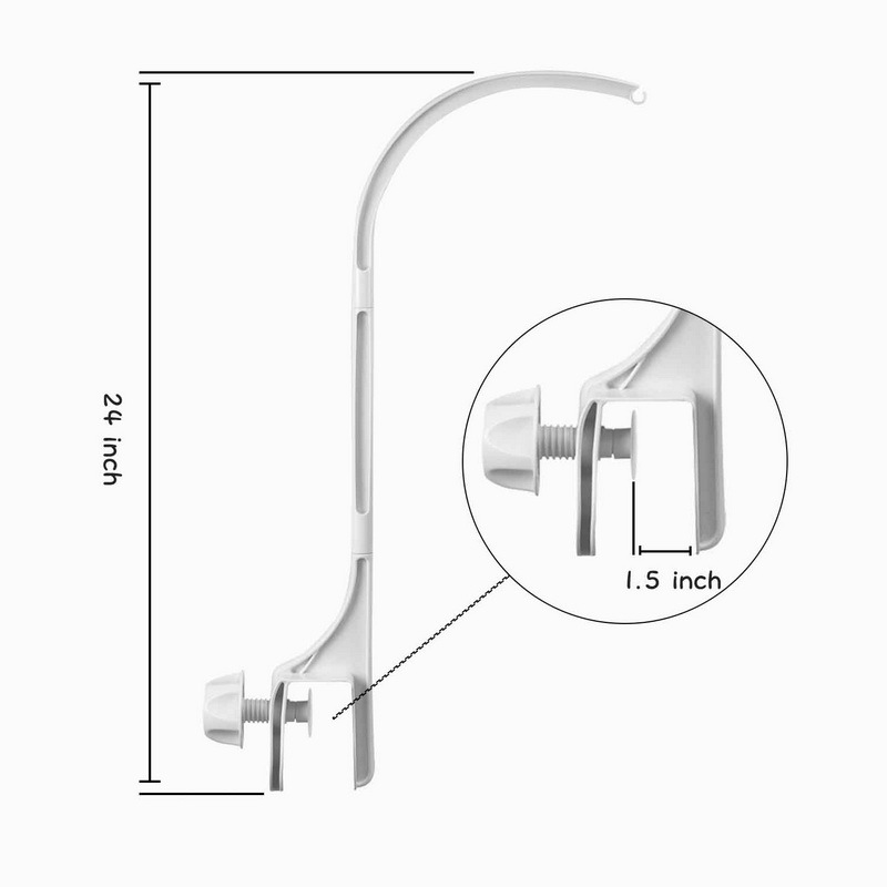 hleeduo Amazon Explosive money Bracket Crib bell Bracket Adjustable Bed bell