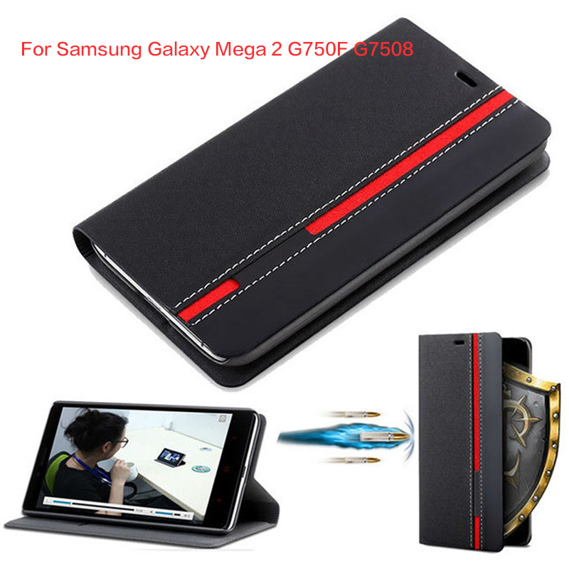 适用适用三星Samsung Galaxy Mega 2 G750F G7508拼色手机保护套