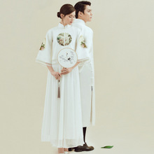 影樓秀禾服婚紗攝影主題服裝中國風唐裝漢服古裝情侶寫真拍照禮服