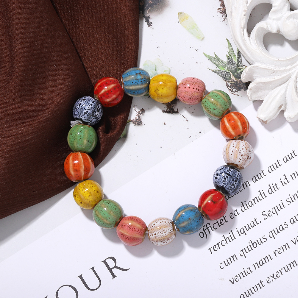 Style Ethnique Rétro Simple Bracelet Coloré Bracelet En Céramique Nihaojewelry Gros display picture 6