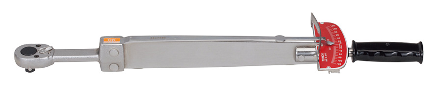 日本TOHNICHI东日  直读式  棘轮头  针盘式扭力扳手  QFR6000N