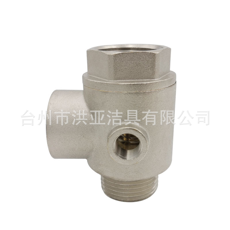 水泵用黄铜止回阀  自吸泵配件压力控制阀体 水管水表单向阀全铜