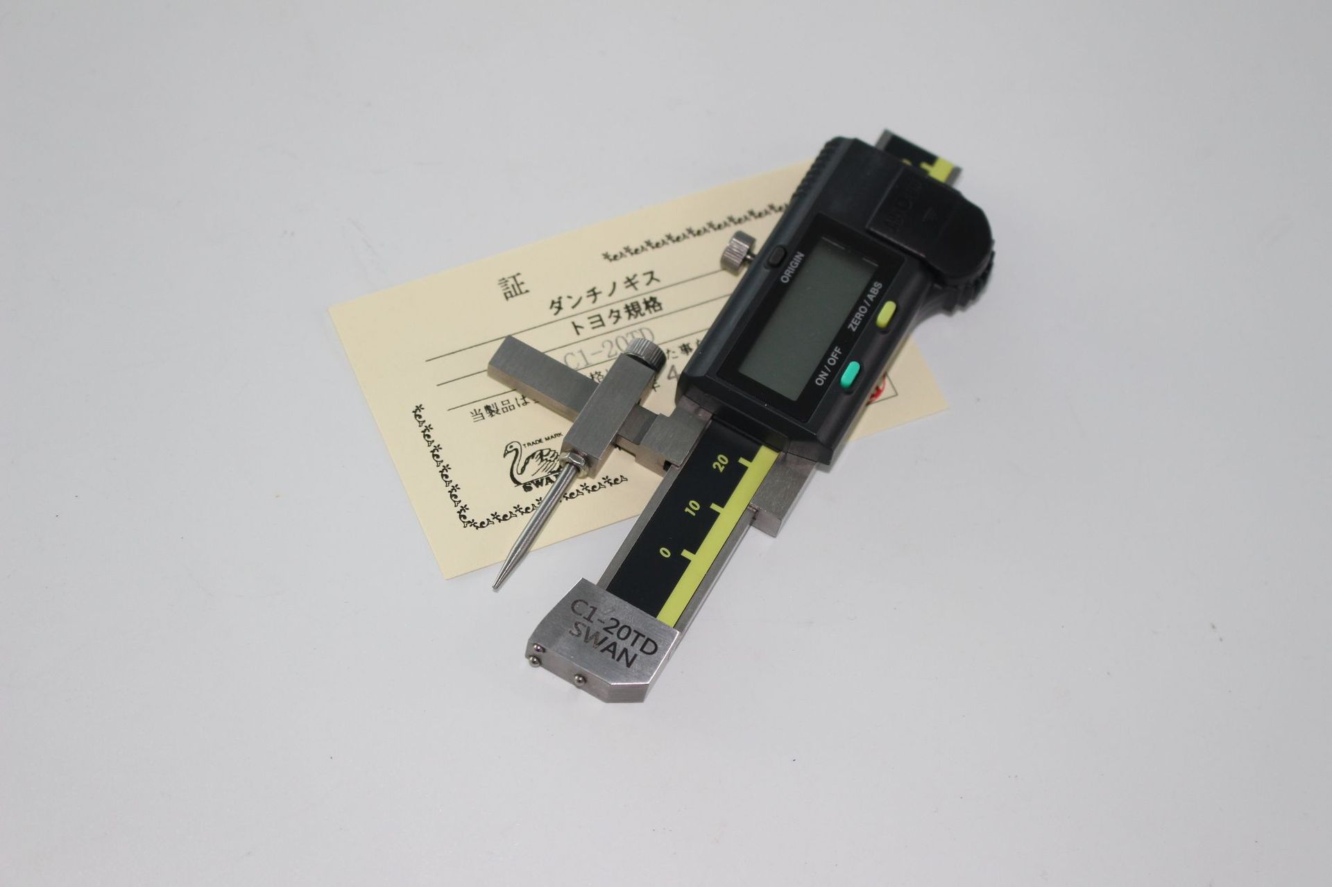 日本天鹅段差尺SWAN段差规SWAN汽车检测工具C1-20D面差尺