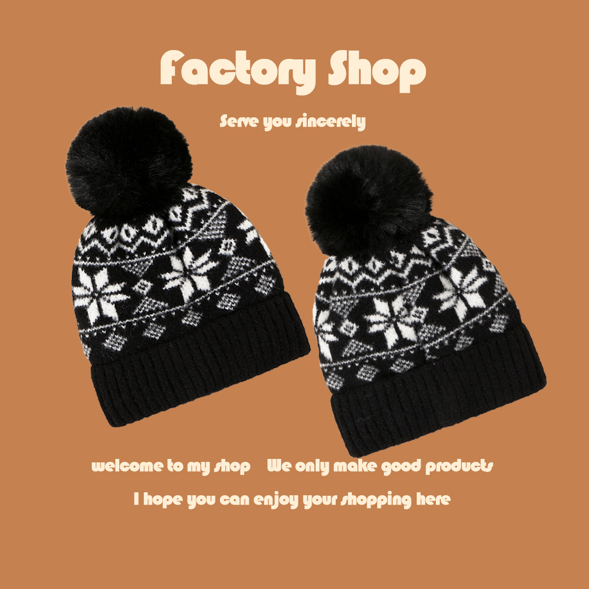 Fashion Warm Knit Hat display picture 5