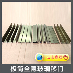 極簡全隱玻璃移門