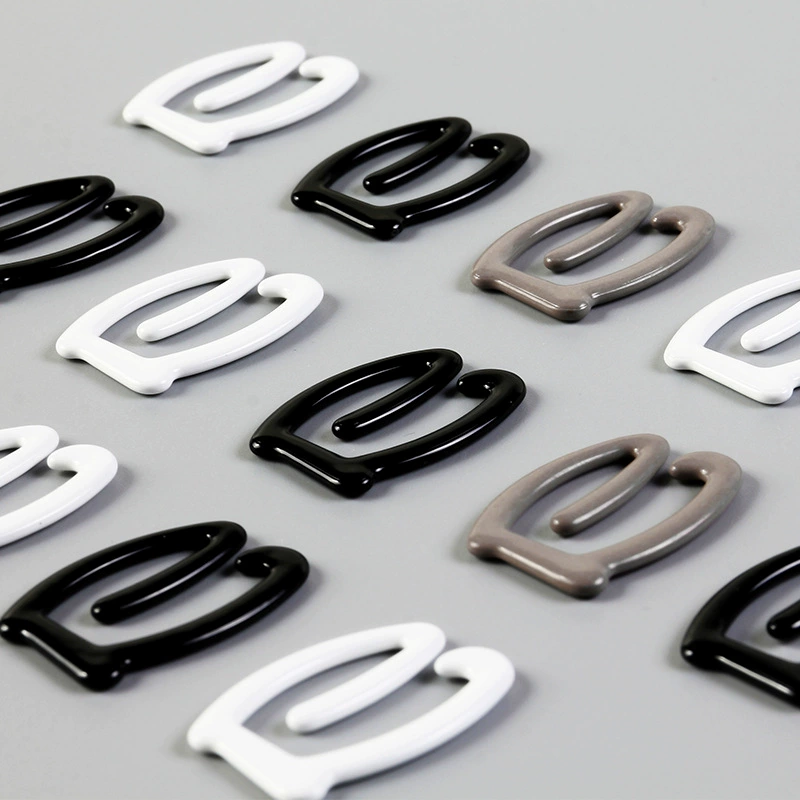 Оптовая Продажа с фабрики охрана окружающей среды нейлон железо Резина 9-образная пряжка аксессуары для нижнего белья плечевой ремень Регулировочная пряжка может быть окрашена пряжкой крючка