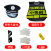 children Occupation perform clothing Police role Act pupil Reflective Vest Christmas costume