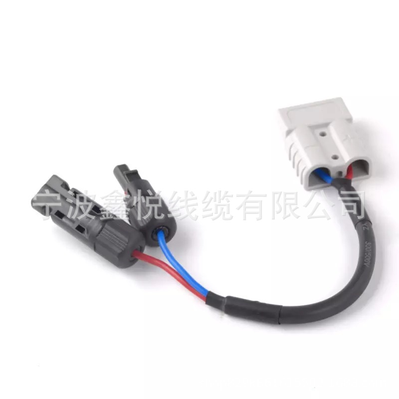 供应太阳能插口通用性MC4连接线4平方光伏线束 MC4转安德森连接线