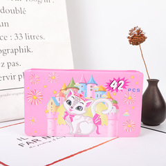 Wholesale 42-piece set children's painting kit watercolor pen combo stationery set student art stationery gift box custom
