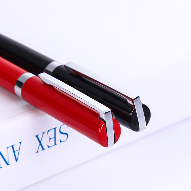 Suministro directo de fábrica pluma de firma comercial logotipo personalizado pluma de regalo de metal bolígrafo pluma de publicidad de oficina impresión personalizada