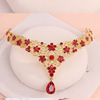 Hair accessory for bride, red small princess costume, jewelry, Korean style